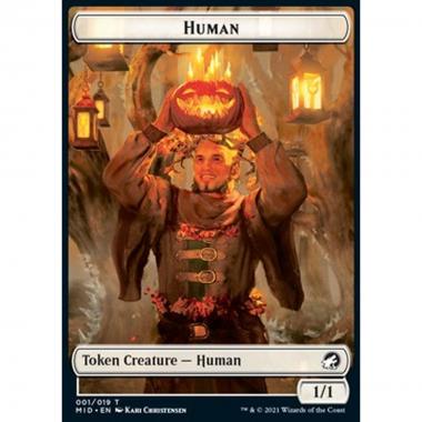 Human Token (White 1/1) - Human Token (White 1/1) - [XMID] [NM]