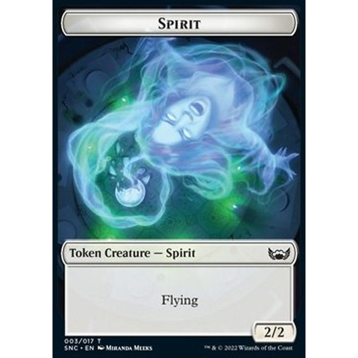 Spirit Token (White 2/2) - Spirit Token (White 2/2) - [XSNC] [NM]