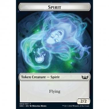 Spirit Token (White 2/2) - Spirit Token (White 2/2) - [XSNC] [NM]