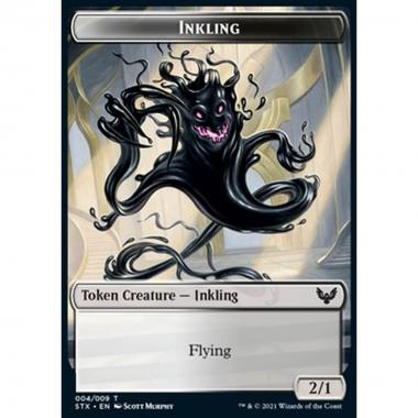 Inkling Token (White and Black 2/1) - Inkling Token (White and Black 2/1) - [XSTX] [NM]