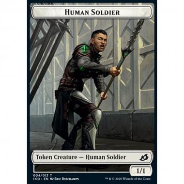 Human Soldier Token (White 1/1) (V.2) - Human Soldier Token (White 1/1) (V.2) - [XIKO] [NM]