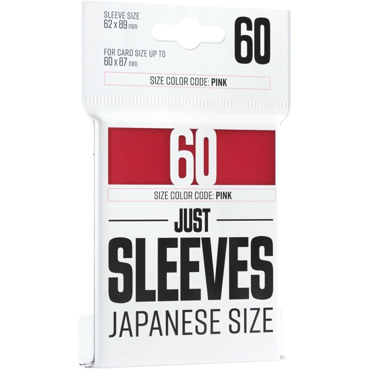 60 Buste Just Sleeves - Japanese Size Red