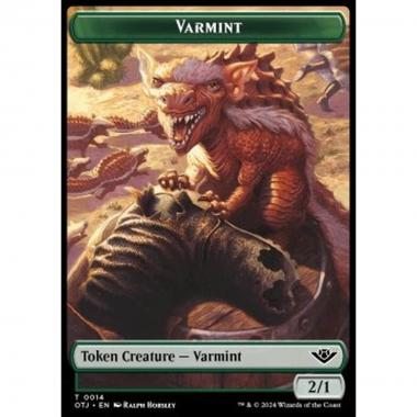 Varmint Token (Green 2/1) - Varmint Token (Green 2/1) - [TOTJ] [NM]