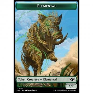 Elemental Token (Green */*) - Elemental Token (Green */*) - [TOTJ] [NM]