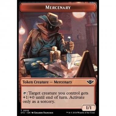 Mercenary Token (Red 1/1) - Mercenary Token (Red 1/1) - [TOTJ] [NM]