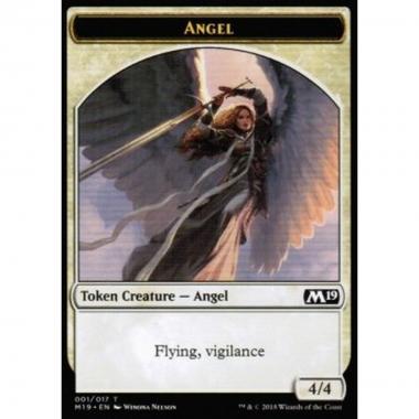 Angel Token (White 4/4 Vigilance) - Angel Token (White 4/4 Vigilance) - [M19] [NM]