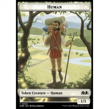 Human Token (White 1/1) - Human Token (White 1/1) - [XWOE] [NM]