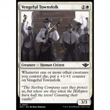 Vengeful Townsfolk - Vengeful Townsfolk - [OTJ] [NM] [Foil]