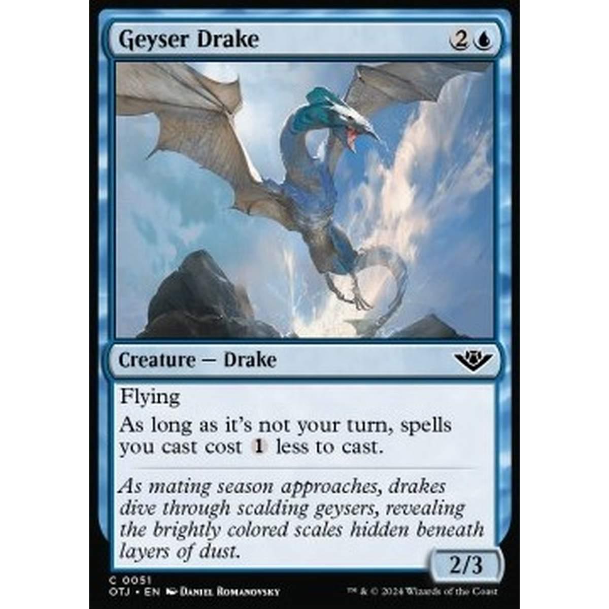 Geyser Drake - Geyser Drake - [OTJ] [NM] [Foil]