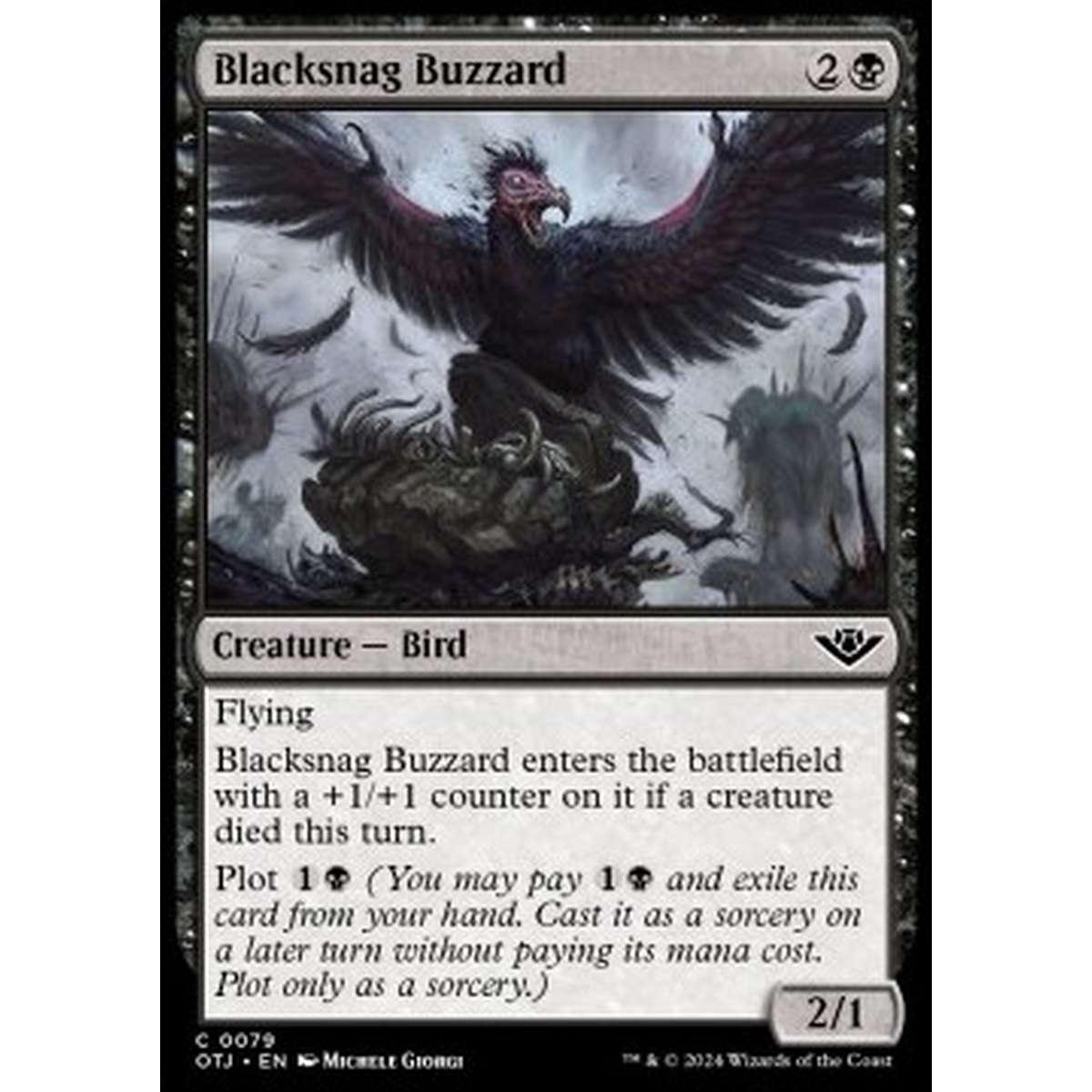 Blacksnag Buzzard - Blacksnag Buzzard - [OTJ] [NM] [Foil]