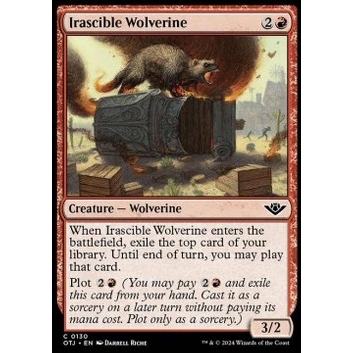 Irascible Wolverine - Irascible Wolverine - [OTJ] [NM] [Foil]