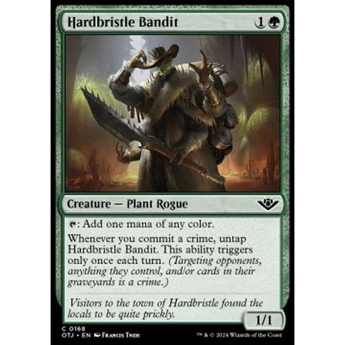 Hardbristle Bandit - Hardbristle Bandit - [OTJ] [NM] [Foil]