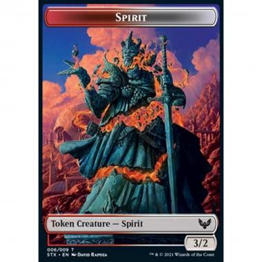 Spirit Token (Red and White 3/2) - Spirit Token (Red and White 3/2) - [XSTX] [NM]
