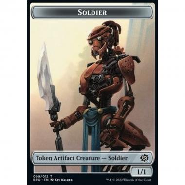 Soldier Token (Artifact 1/1) (V.2) - Soldier Token (Artifact 1/1) (V.2) - [XBRO] [NM]