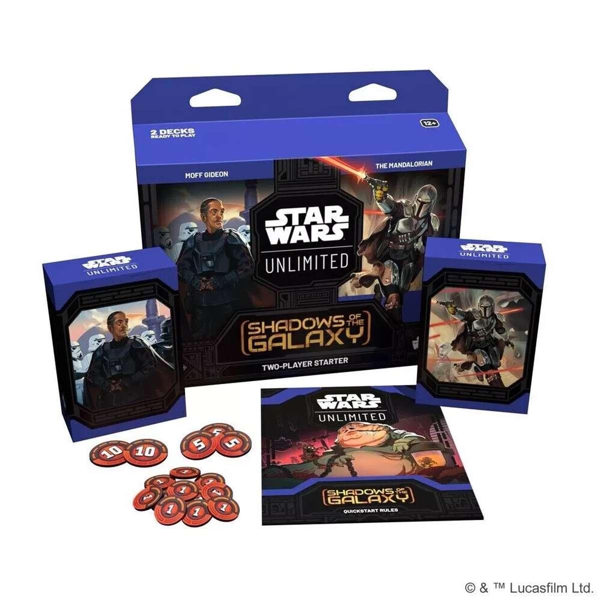 Star Wars Unlimited - Starter per 2 Giocatori Ombre sulla Galassia / Shadows of the Galaxy ENG