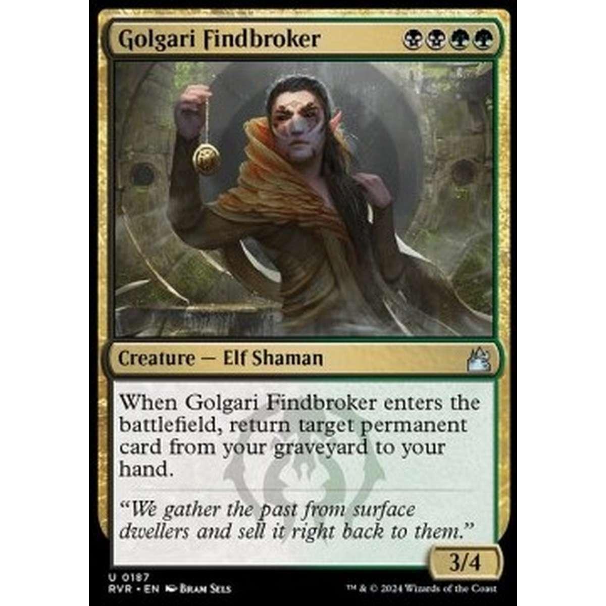 Golgari Findbroker - Golgari Findbroker - [RVR] [NM]