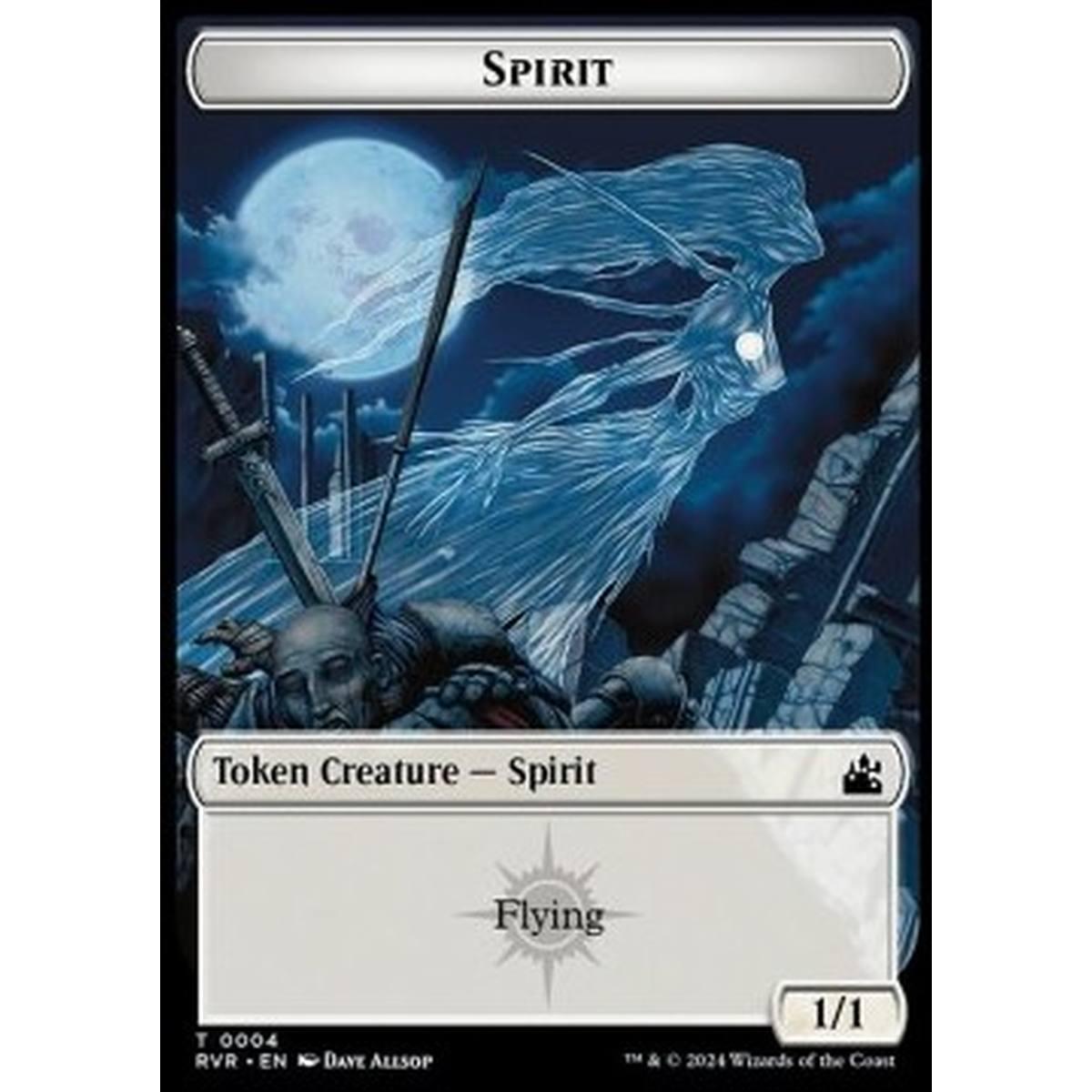 Spirit Token (White 1/1) - Spirit Token (White 1/1) - [TRVR] [NM]