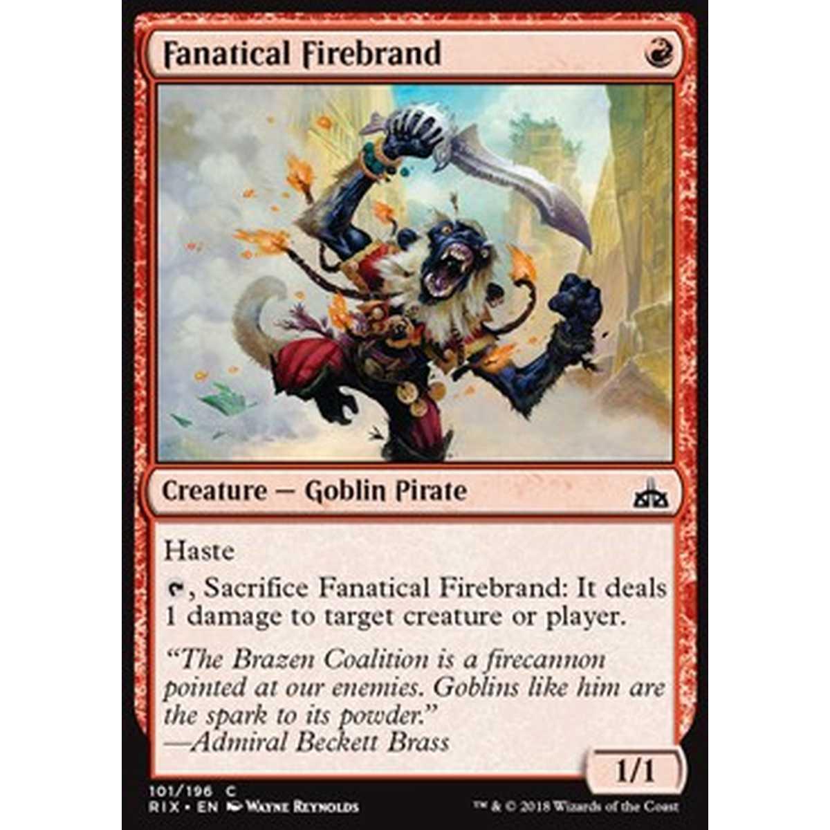 Fanatical Firebrand - Aizzatore Fanatico - [RIX] [NM]