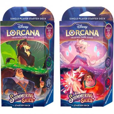 Cieli Scintillanti - Shimmering Skies - Bundle 2 Mazzi Starter Deck Lorcana ENG