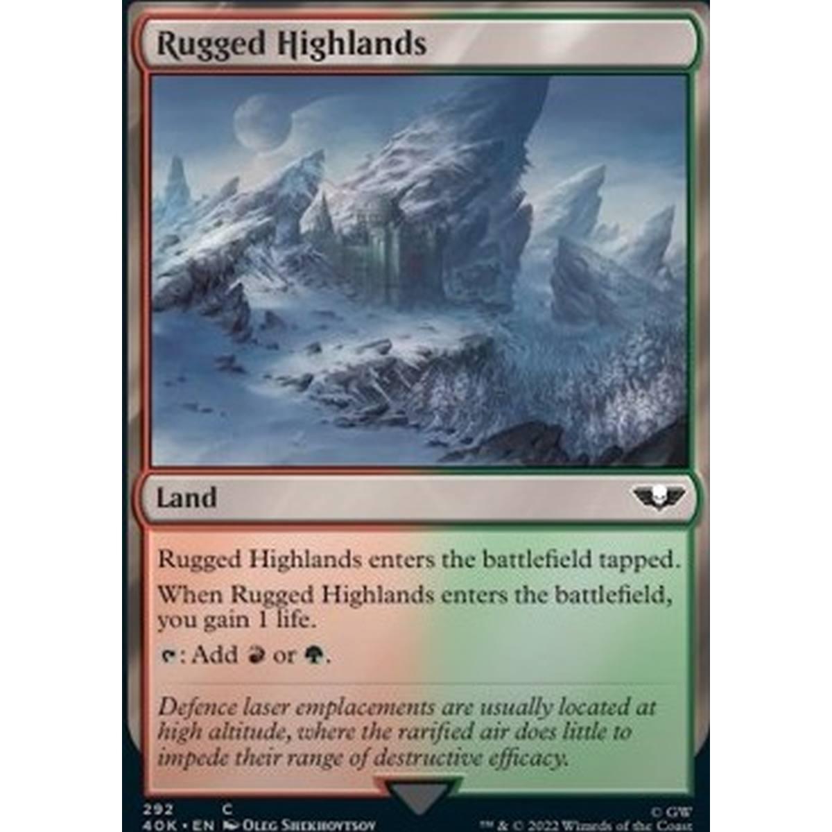 Rugged Highlands - Altopiani Accidentati - [40K] [NM]