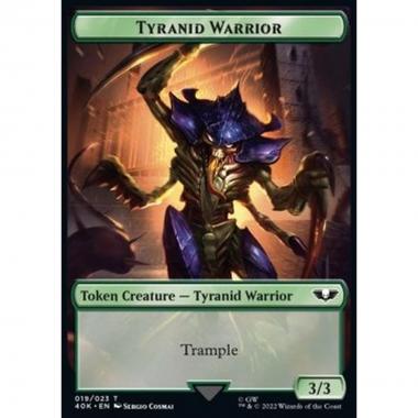 Tyranid Warrior Token (G 3/3) // Tyranid Token (G 1/1) - Tyranid Warrior Token (G 3/3) // Tyranid Token (G 1/1) - [40K] [NM]