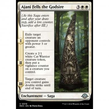 Ajani Fells the Godsire - Ajani Fells the Godsire - [MH3] [NM]
