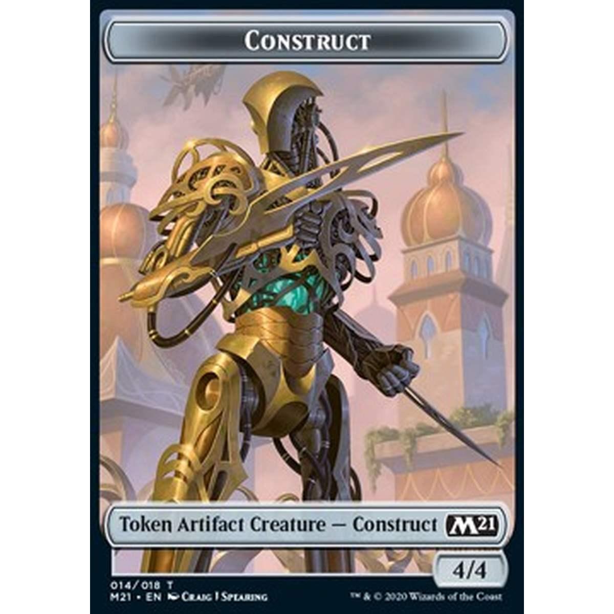 Construct Token (Colorless 4/4) - Construct Token (Colorless 4/4) - [XM21] [NM]