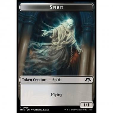 Spirit Token (White and Black 1/1) - Spirit Token (White and Black 1/1) - [TMH3] [NM]