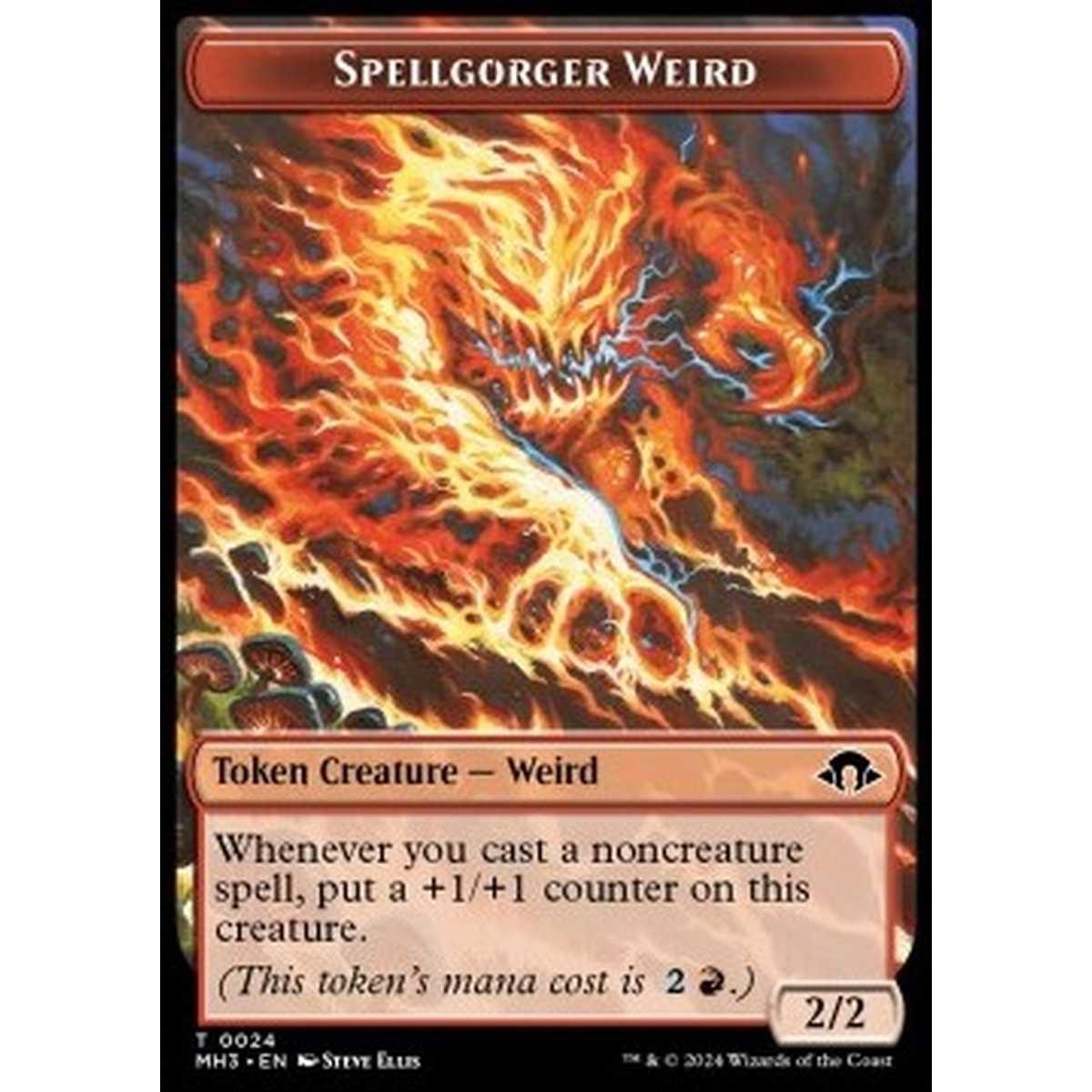 Spellgorger Weird Token (Red 2/2) - Spellgorger Weird Token (Red 2/2) - [TMH3] [NM]