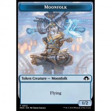 Moonfolk Token (Blue 1/2) - Moonfolk Token (Blue 1/2) - [TMH3] [NM]