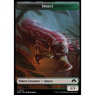 Insect Token (BG 1/1) // Energy Reserve - Insect Token (BG 1/1) // Energy Reserve - [TMH3] [NM]