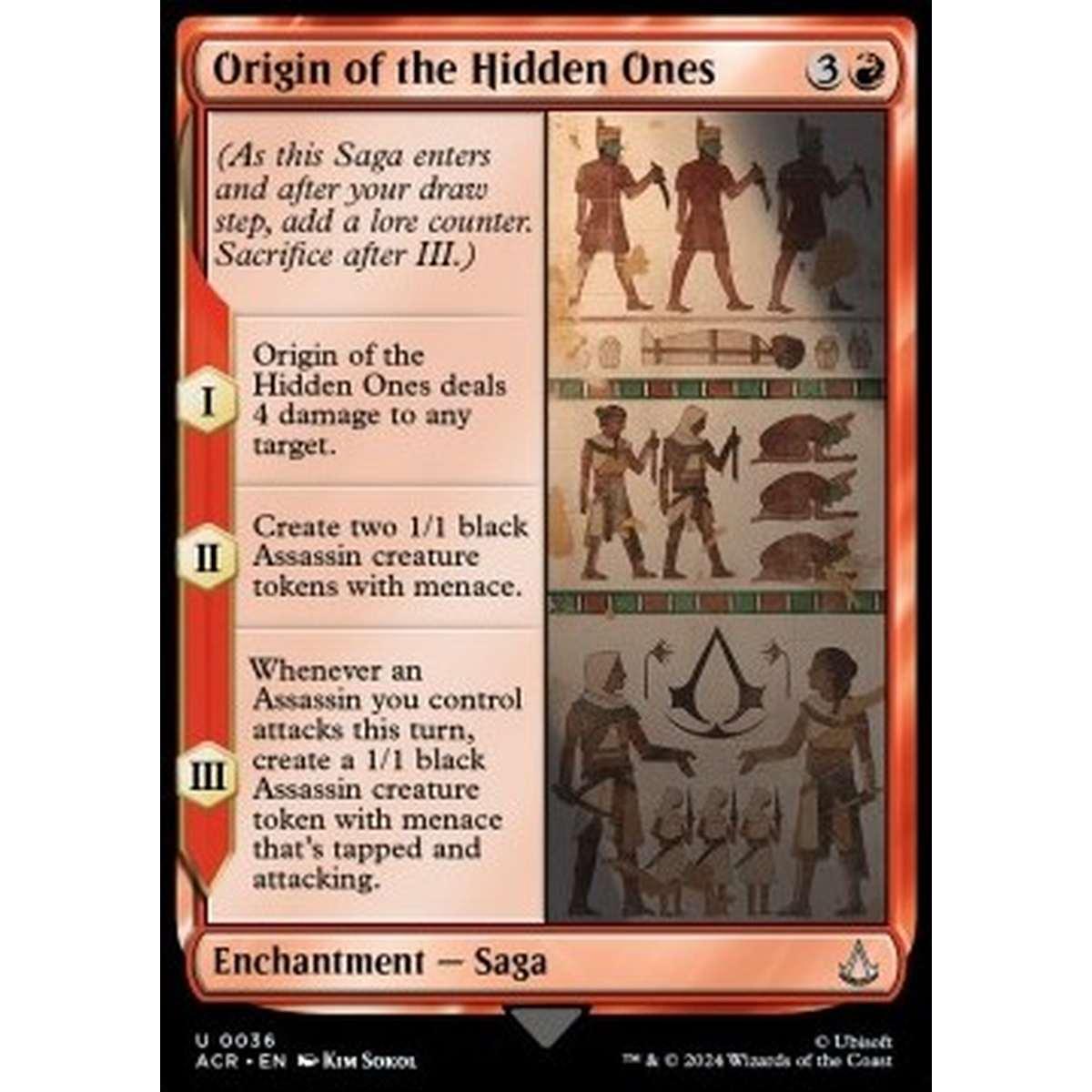 Origin of the Hidden Ones - Origin of the Hidden Ones - [ACR] [NM]