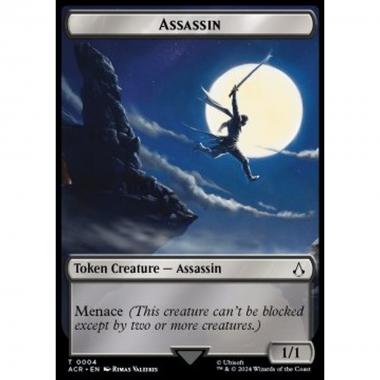 Assassin Token (Colorless 1/1) - Assassin Token (Colorless 1/1) - [TACR] [NM]