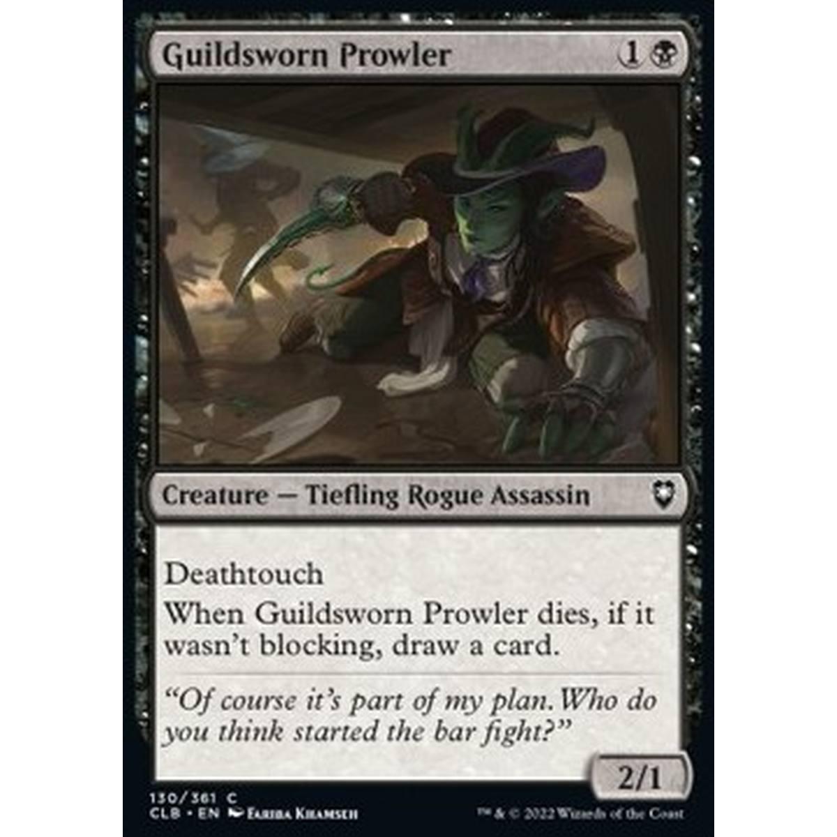 Guildsworn Prowler - Guildsworn Prowler - [CLB] [NM]