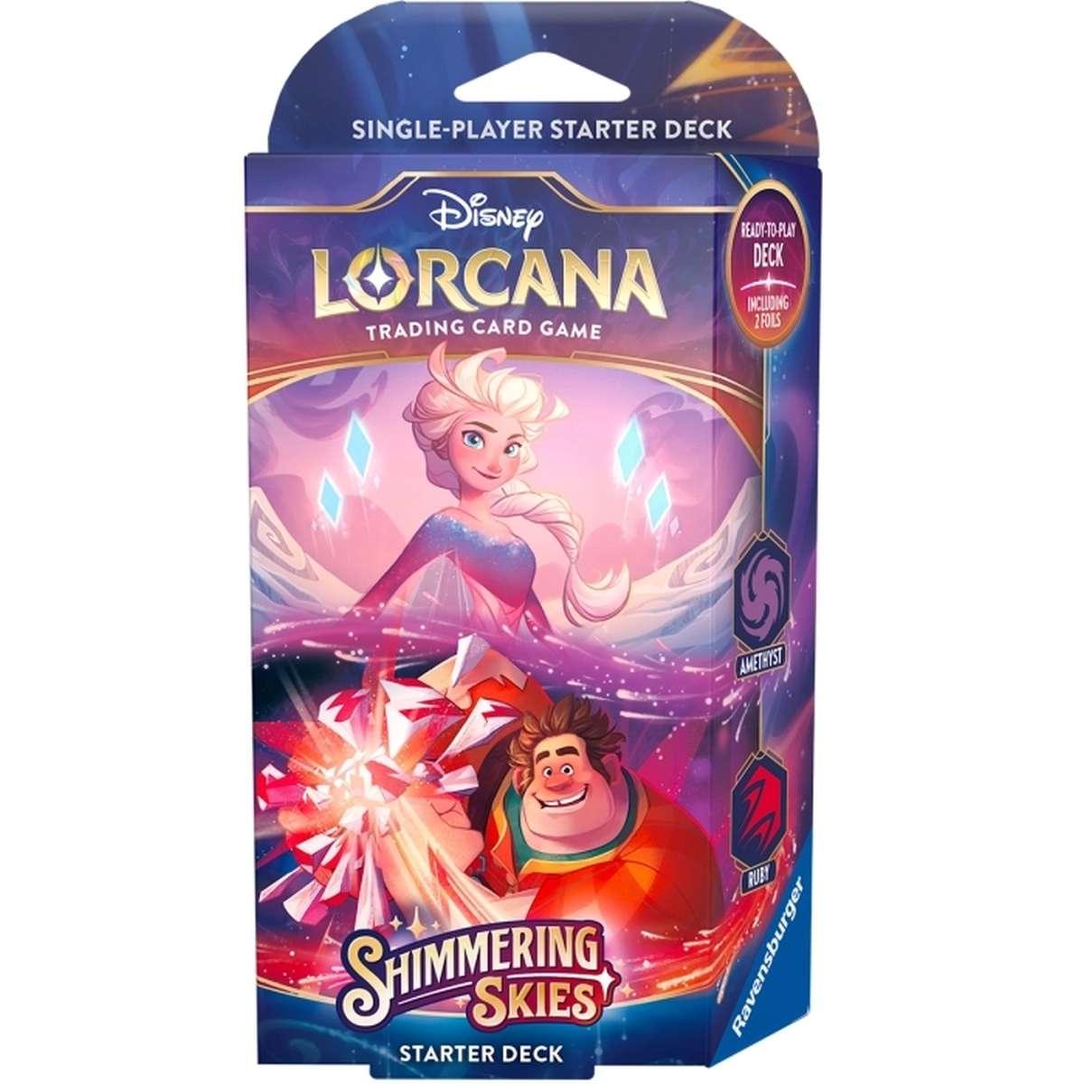 Cieli Scintillanti - Shimmering Skies - Starter Deck Lorcana - Ametista Rubino ENG