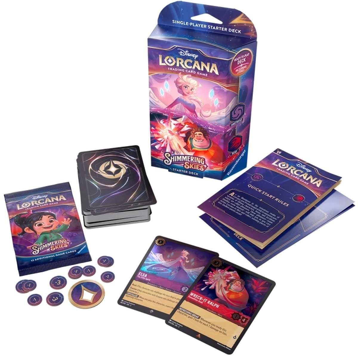 Cieli Scintillanti - Shimmering Skies - Starter Deck Lorcana - Ametista Rubino ENG