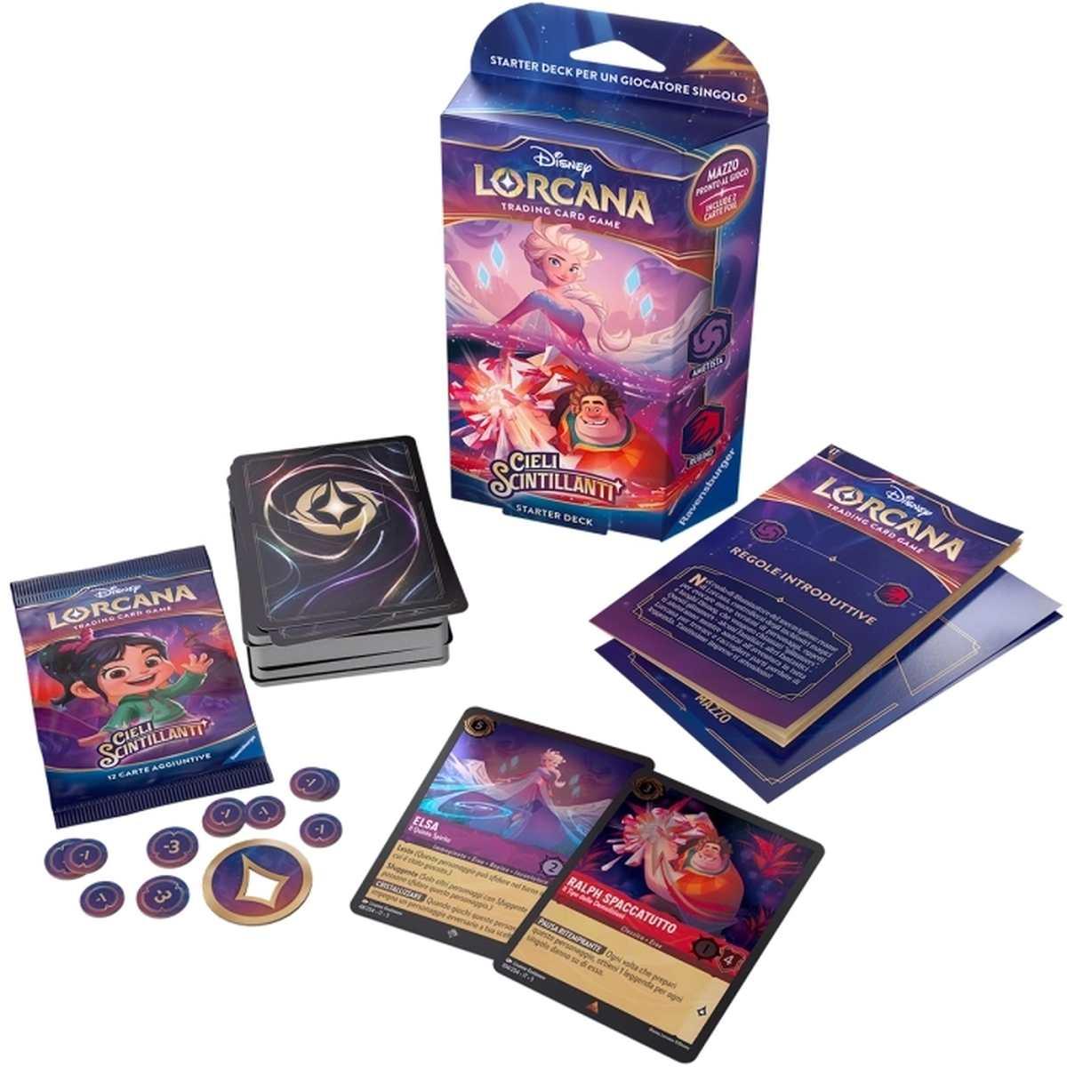 Cieli Scintillanti - Shimmering Skies - Starter Deck Lorcana - Ametista Rubino ITA