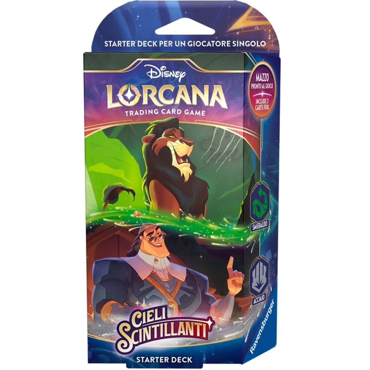 Cieli Scintillanti - Shimmering Skies - Starter Deck Lorcana - Smeraldo Acciaio ITA