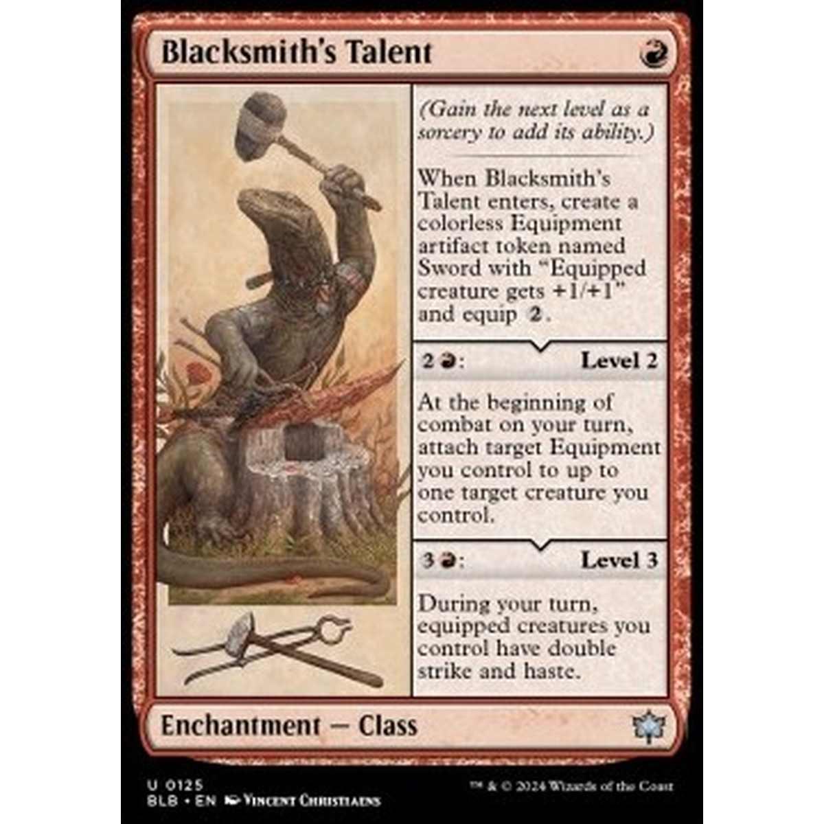 Blacksmith's Talent - Blacksmith's Talent - [BLB] [NM]