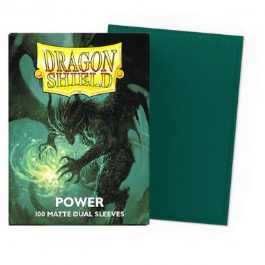 100 Buste Matte Dual Sleeves - Power