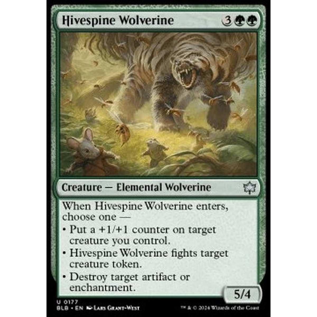 Hivespine Wolverine - Hivespine Wolverine - [BLB] [NM]