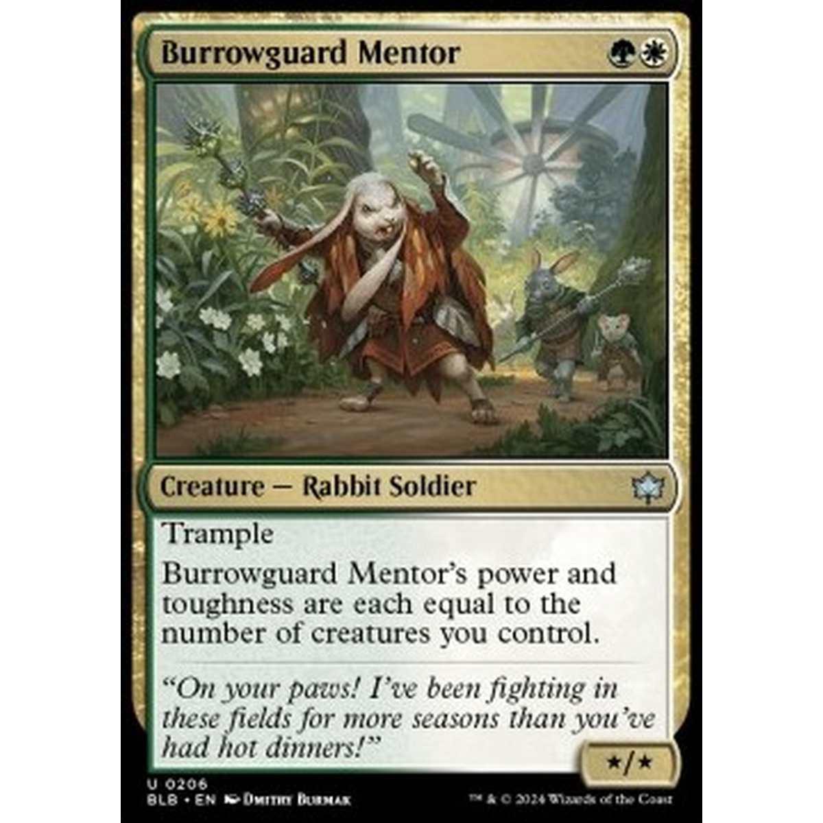 Burrowguard Mentor - Burrowguard Mentor - [BLB] [NM]