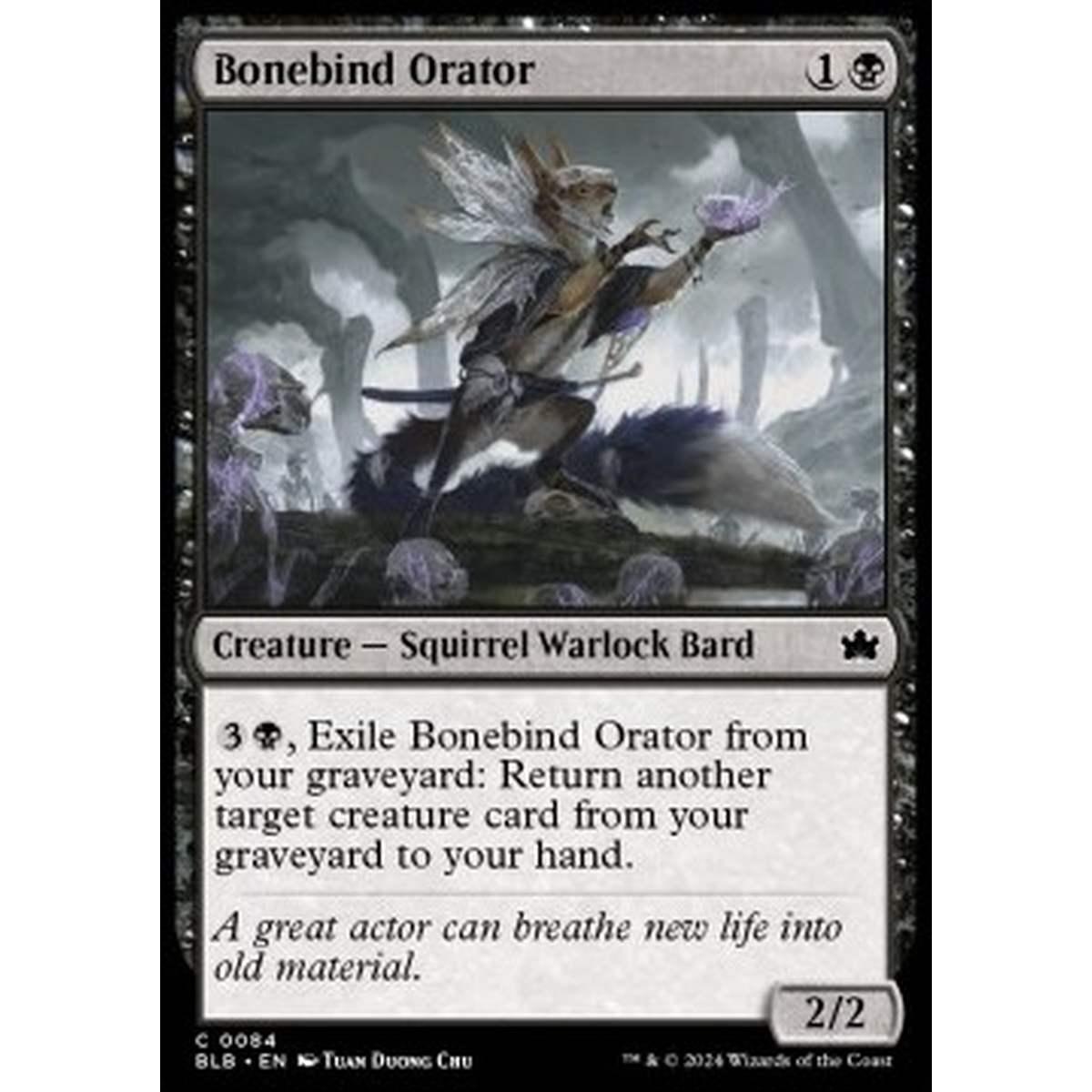 Bonebind Orator - Bonebind Orator - [BLB] [NM]