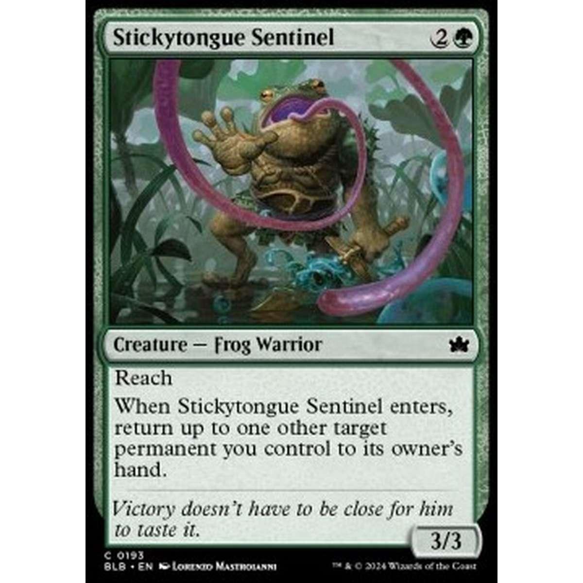 Stickytongue Sentinel - Stickytongue Sentinel - [BLB] [NM]