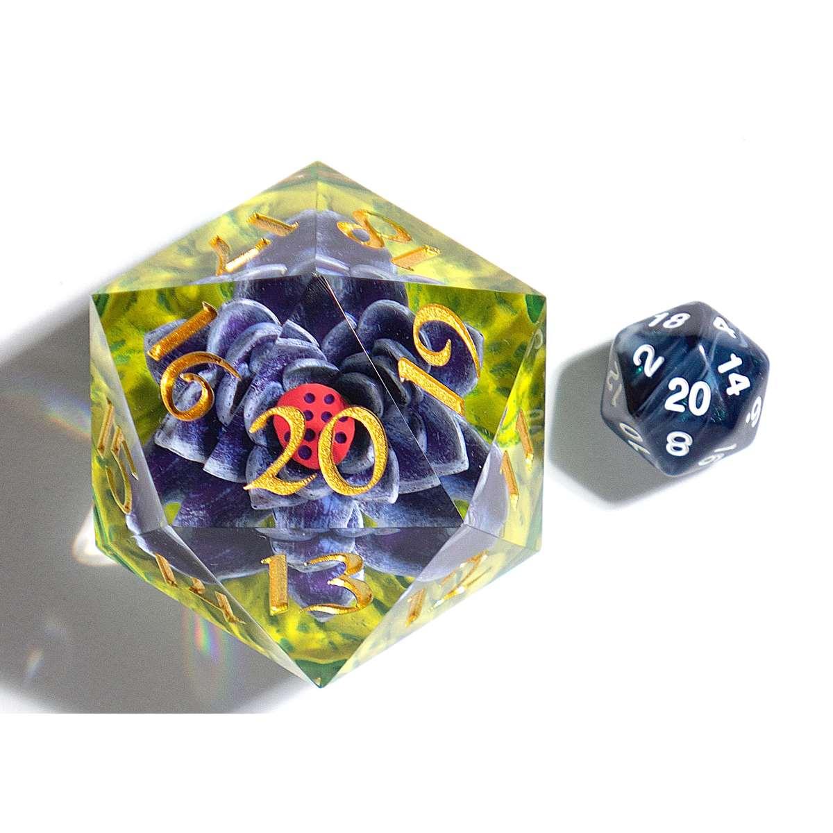 Sirius Dice - Black Lotus Spinedown D20 54mm mtg