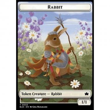 Rabbit Token (White 1/1) - Rabbit Token (White 1/1) - [TBLB] [NM]