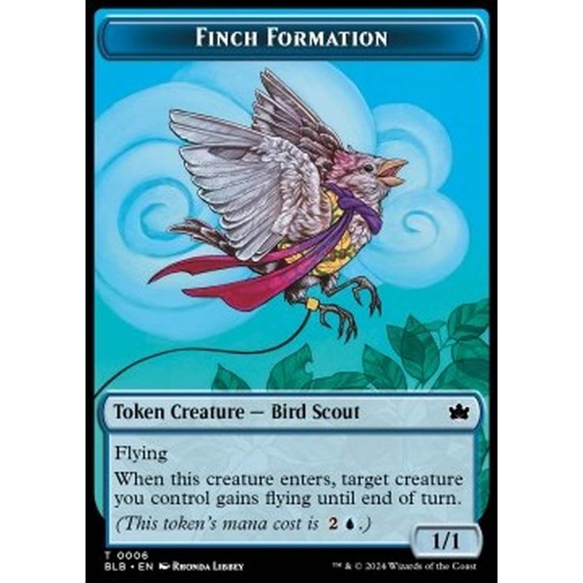 Finch Formation Token (Blue 1/1) - Finch Formation Token (Blue 1/1) - [TBLB] [NM]