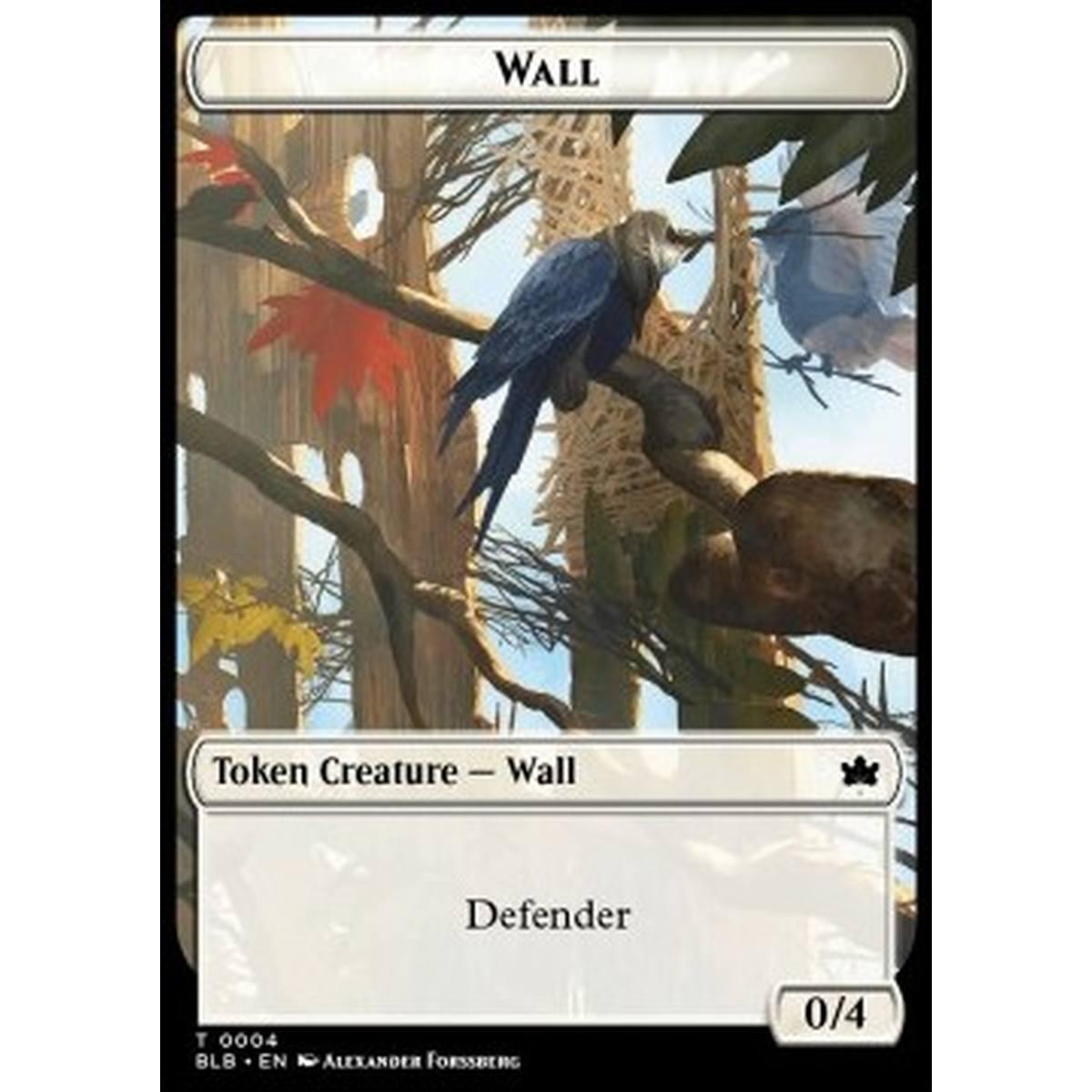 Wall Token (White 0/4) - Wall Token (White 0/4) - [TBLB] [NM]