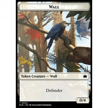 Wall Token (White 0/4) - Wall Token (White 0/4) - [TBLB] [NM]