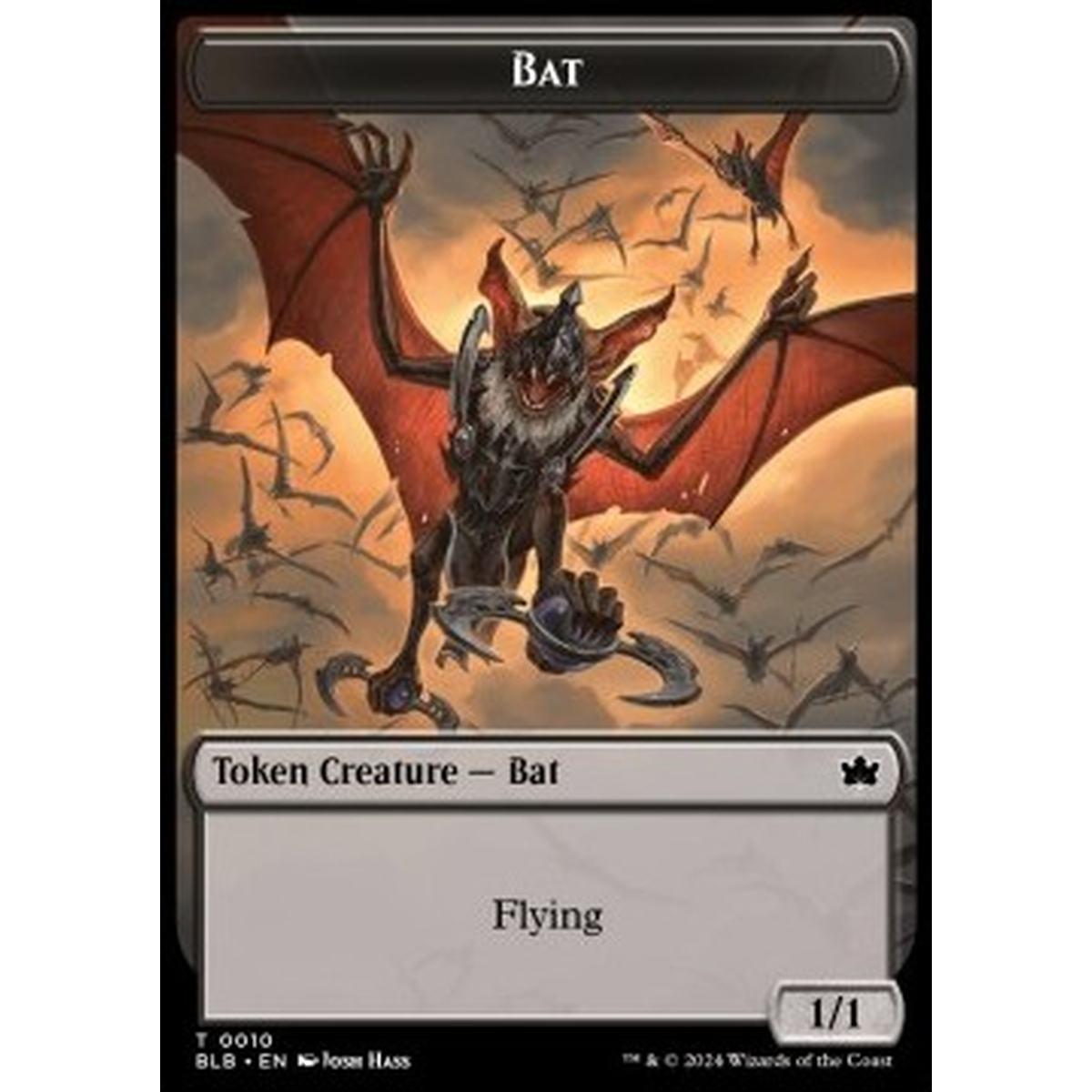Bat Token (Black 1/1) - Bat Token (Black 1/1) - [TBLB] [NM]